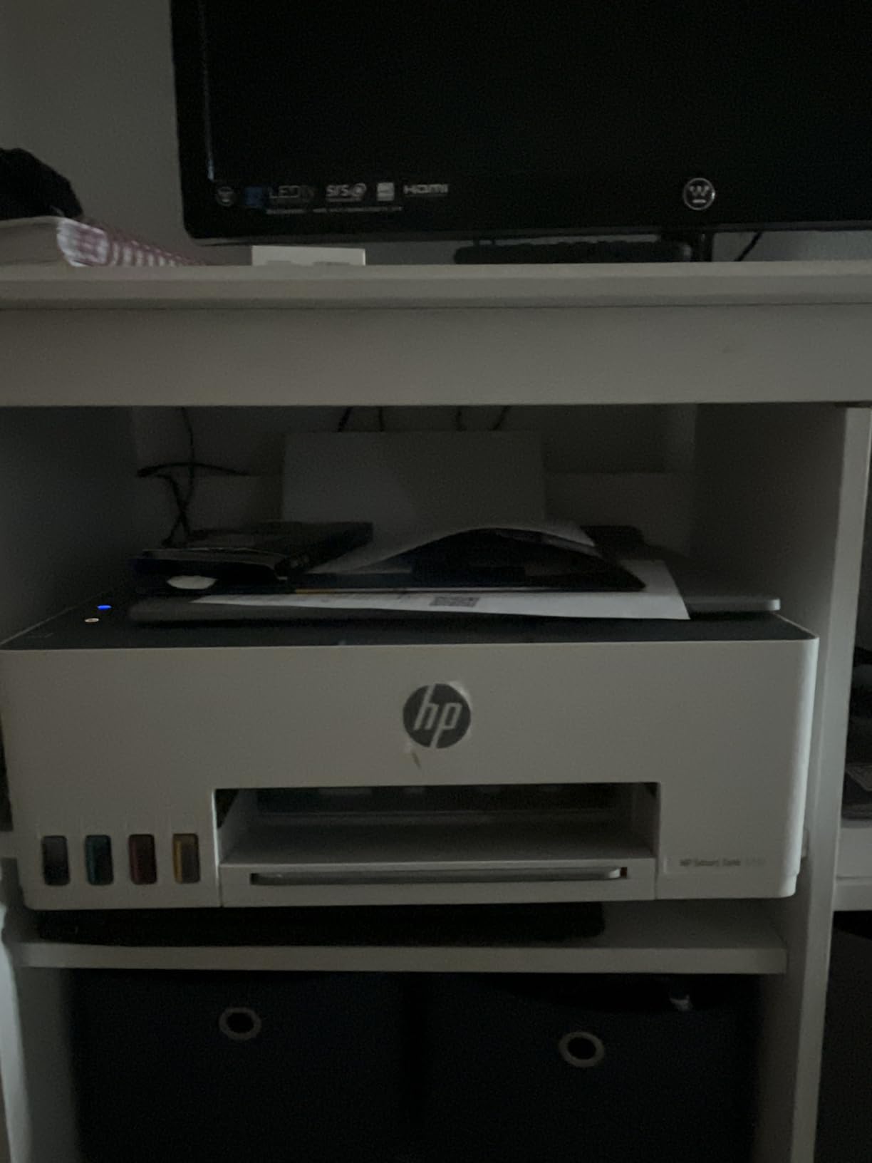 HP Smart Tank 5100 Wireless All-in-One Refillable Printer, Scanner, Copier with up to 3 Years of Ink Included, Best-for-Home, Cartridge-Free, AI-Capable (D06BLA) customer photo 1