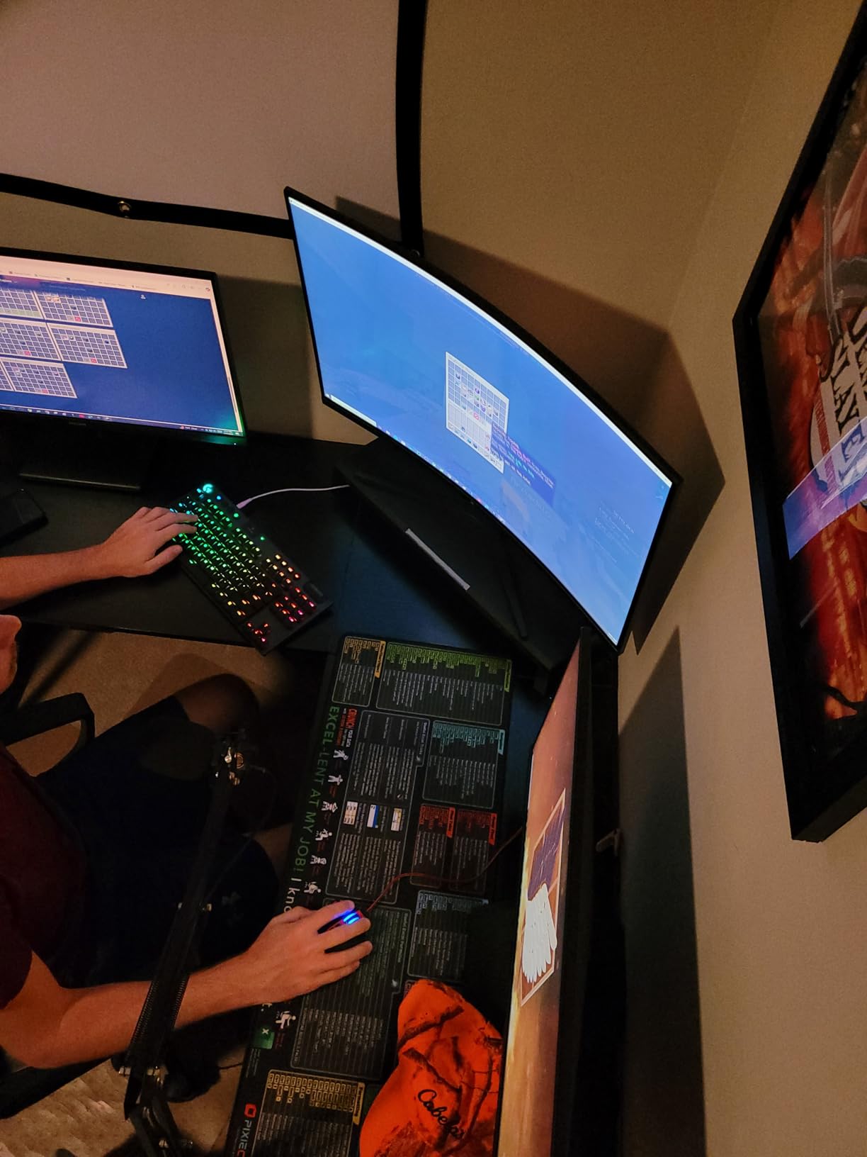 Z-Edge 49 inch Ultrawide Curved Computer Monitor, DQHD 5120x1440, 165Hz customer photo 2