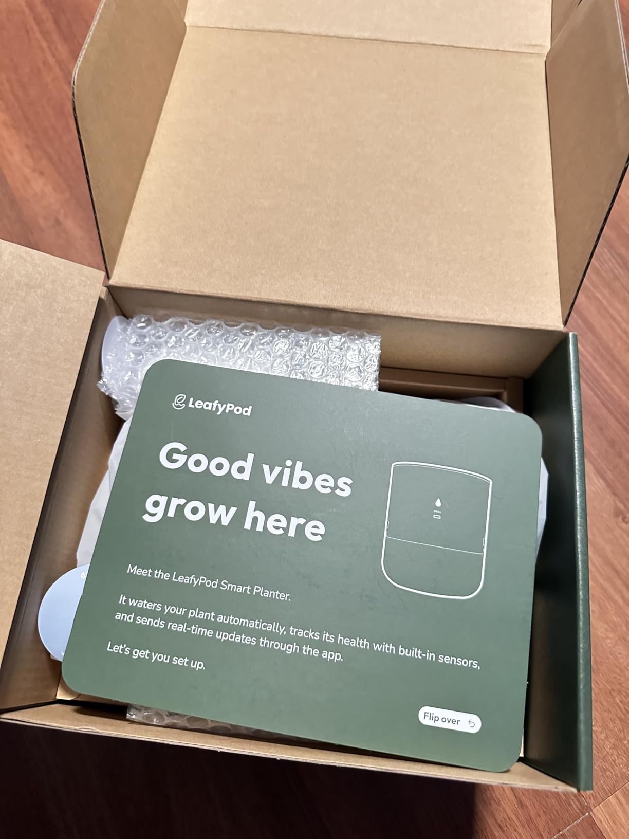 8 Inch Smart Self Watering Planter with WiFi Bridge & App Control – AI Plant Care System with Sensors, Automatic Watering, Alerts – Modern Indoor Planter for Houseplants | Cordless customer photo 2
