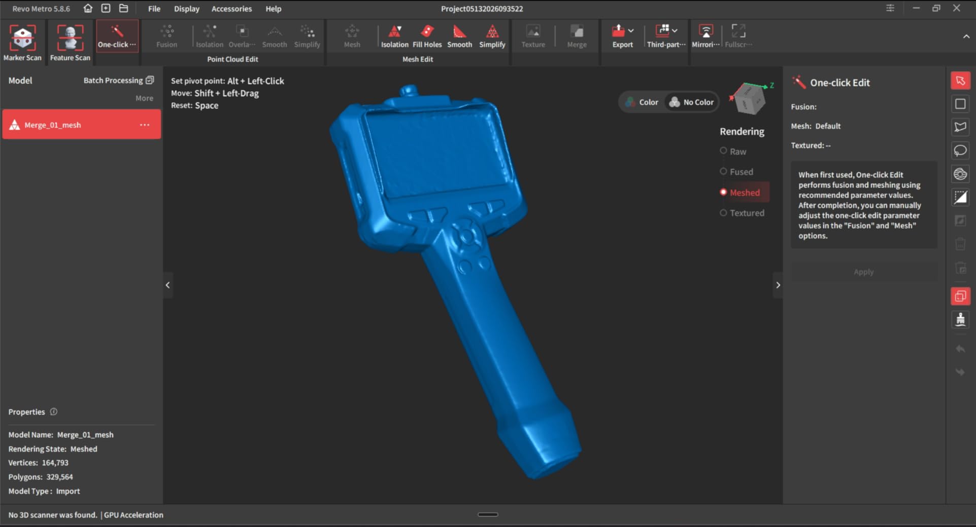 Revopoint MetroY Ultra 3D Scanner, Up to 90 FPS, for 3D Printing, Standard customer photo 1