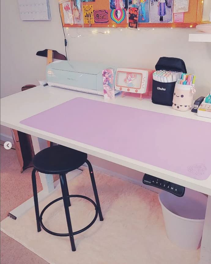 FLEXISPOT E6 MAX Bamboo 55x28 Inch Dual Motor 3-Stage Heavy Duty Standing Desk, 330lbs Weight Capacity, Height Adjustable Desk w/Cable Management & Wheels (Solid Walnut Bamboo Desktop + Black Frame) customer photo 2