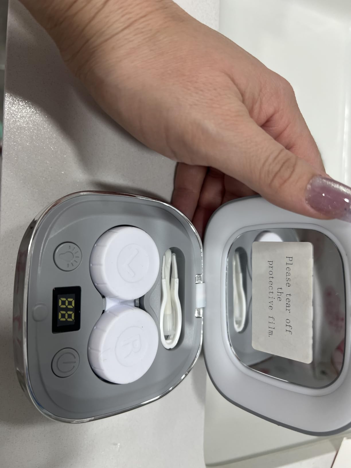 Pro 3.0 Ultrasonic Contact Lens Cleaner - 99% Brightness【Rechargeable】 customer photo 1