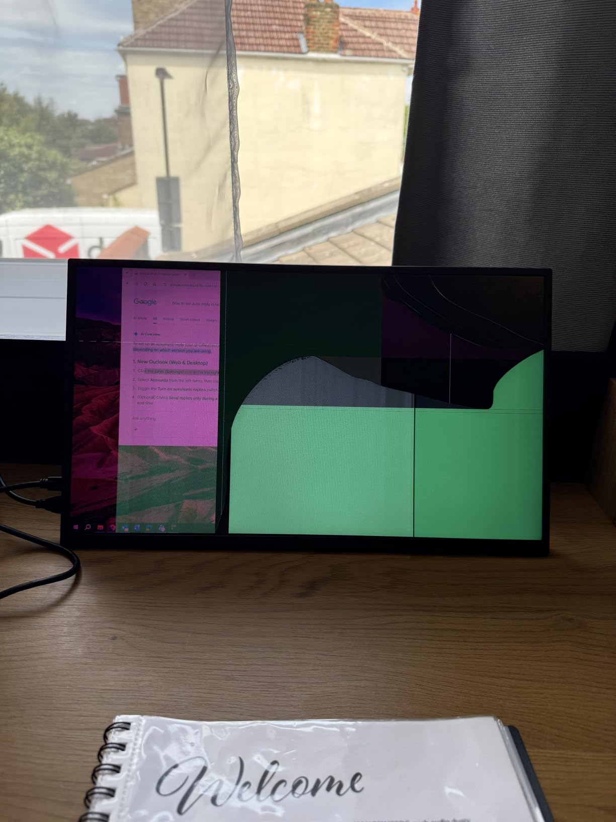 EVICIV Portable Monitor Touchscreen 15.6