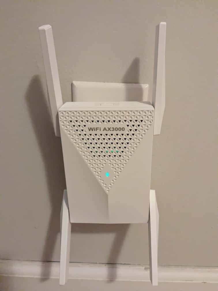 2026 AX3000 WiFi6 Extender Signal Booster, 2400Mbps Dual-Band Internet Extender WiFi Booster Up to 22880 Sq.ft & 150+ Devices, WiFi Range Extender with Ethernet Port customer photo 2
