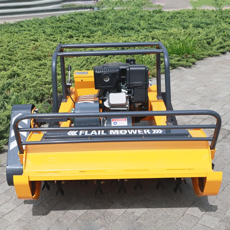459cc Remote Control Flail Mower - Hybrid Commercial Crawler for Steep 55° Slopes,High-Power Mulching Brush, Zero Turn Lawn Mower | Ideal for Tall Shrubs customer photo 2