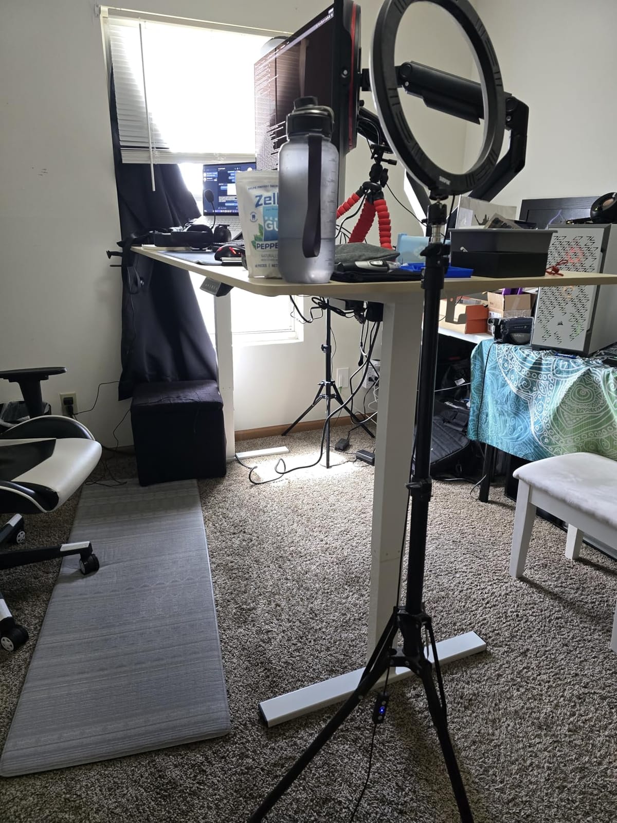 63x 31''Large Standing Desk Stand Up Adjustable Desk customer photo 2