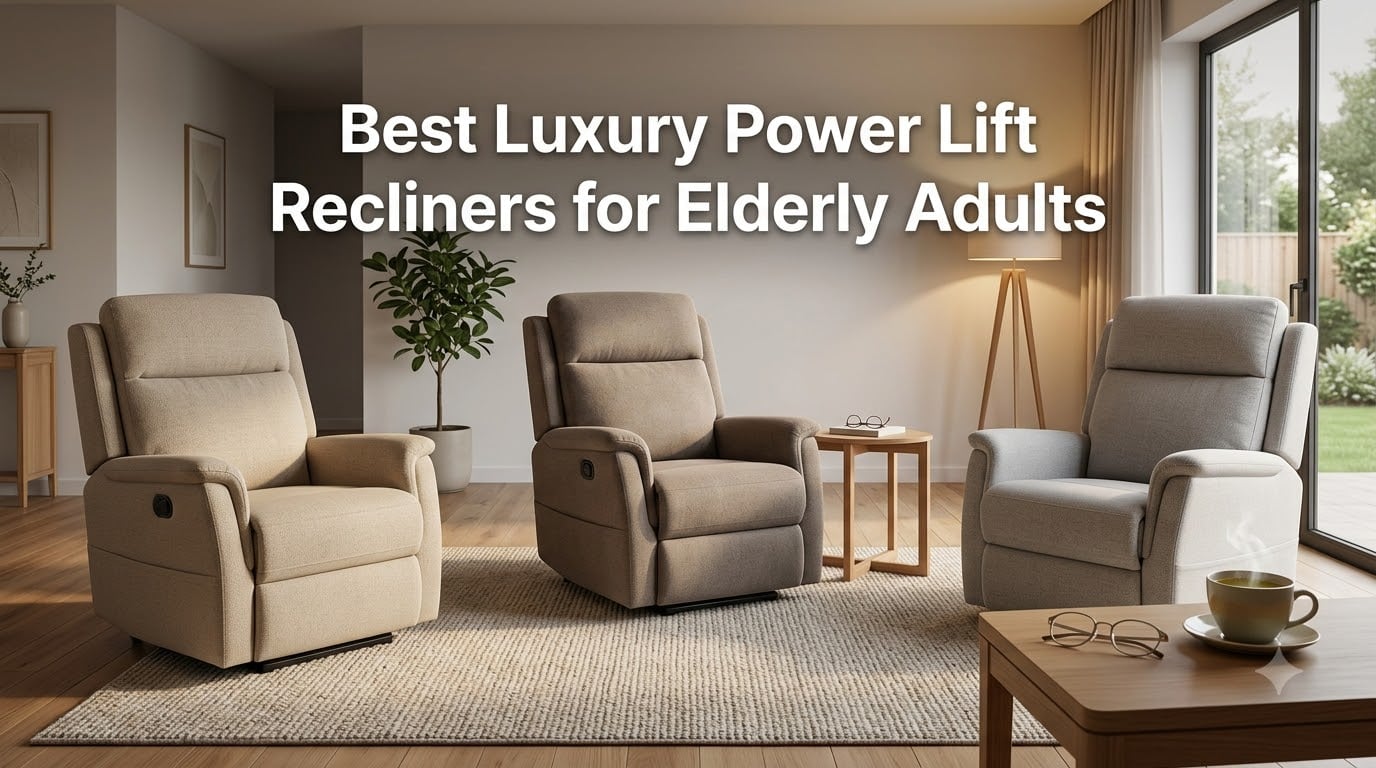 Best Luxury Power Lift Recliners for Elderly Adults