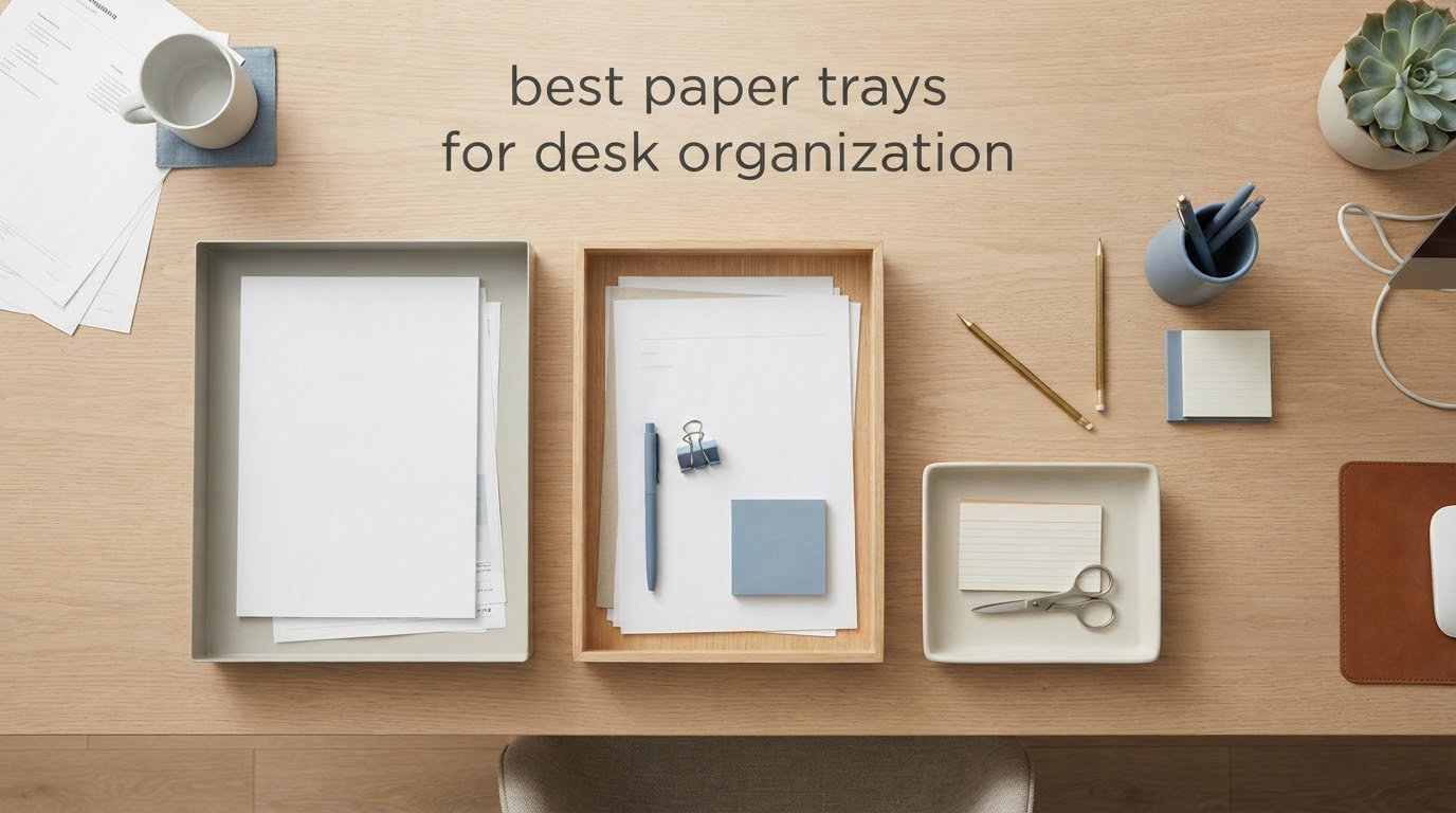 best paper trays for desk organization