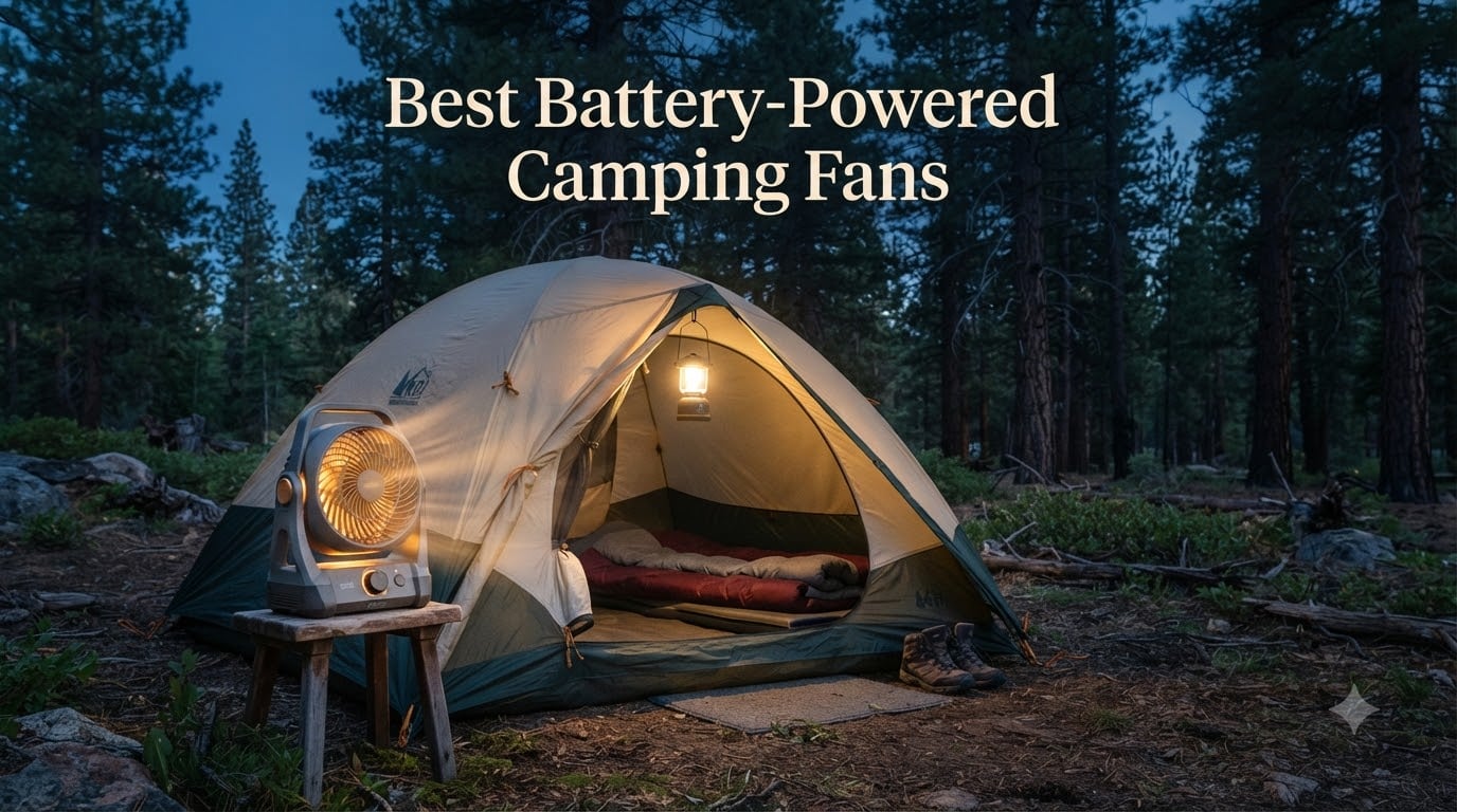 Best Battery-Powered Camping Fans
