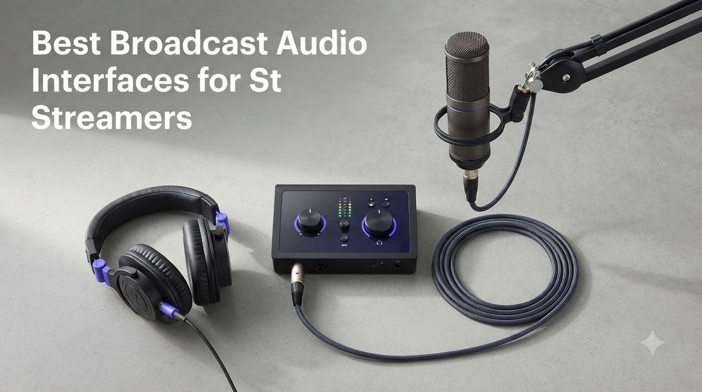 Best Broadcast Audio Interfaces for Streamers