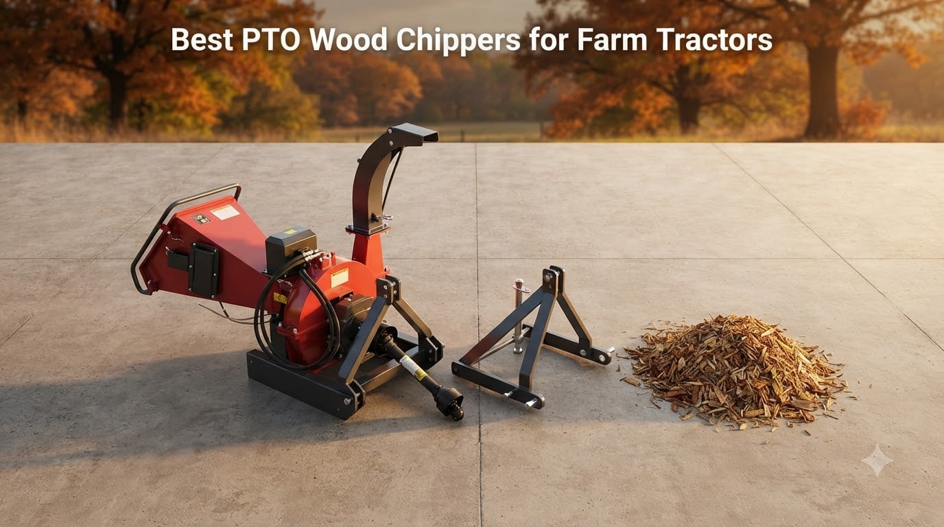 Best PTO Wood Chippers for Farm Tractors