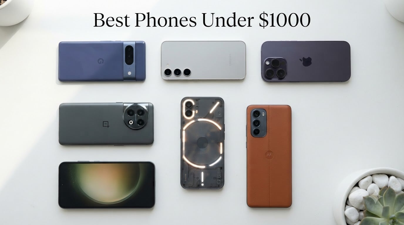 Best Phones Under $1000