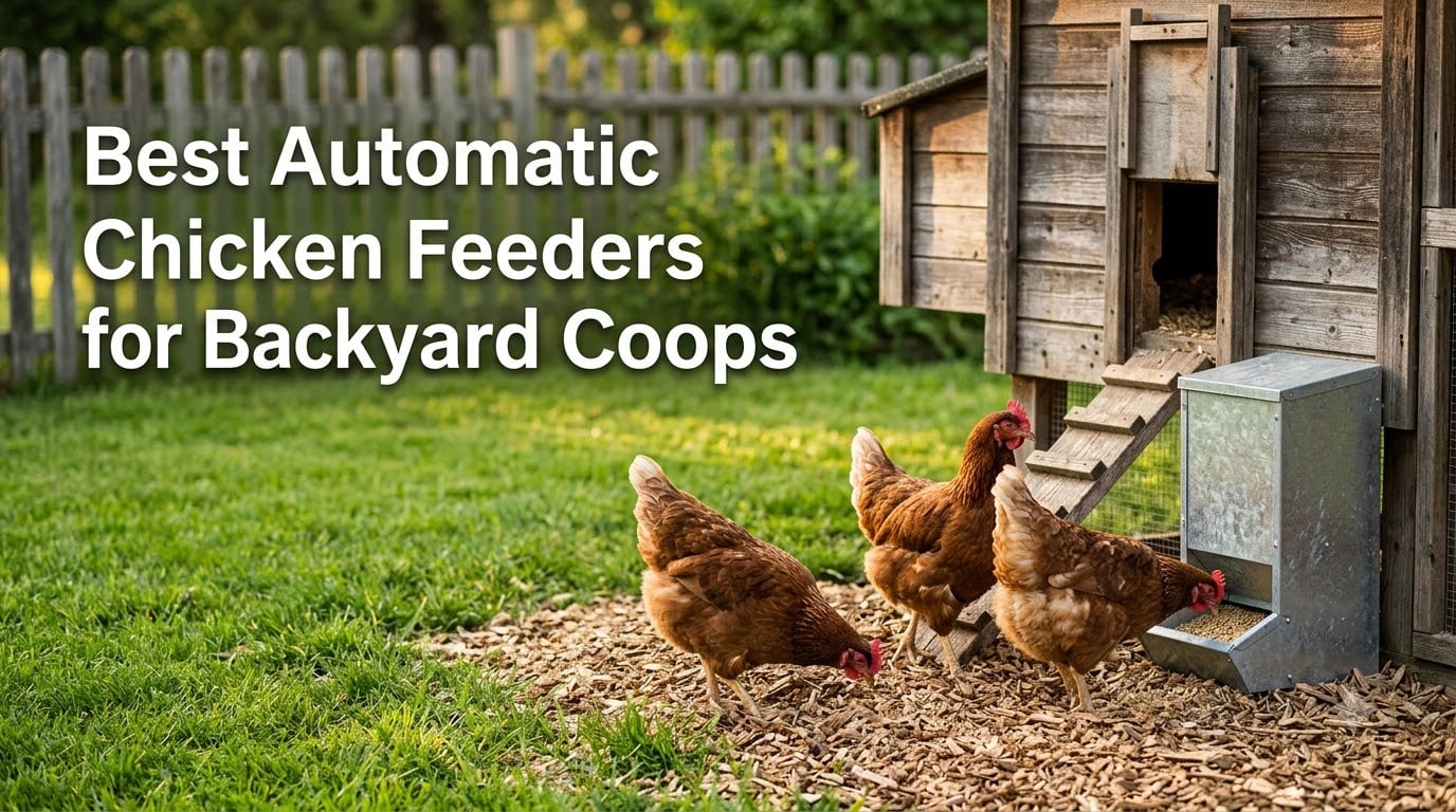 Best Automatic Chicken Feeders for Backyard Coops