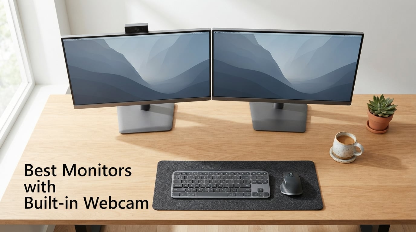 Best Monitors with Built-in Webcam