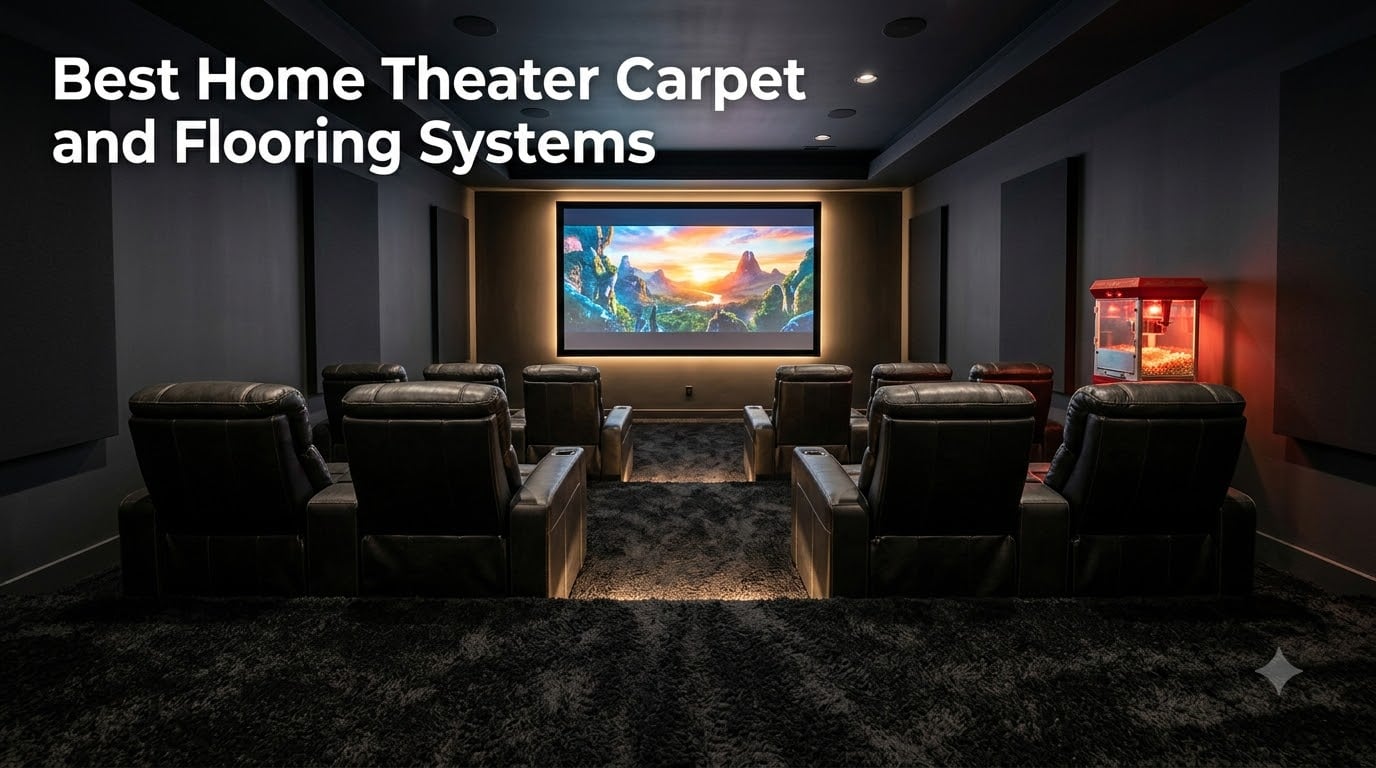Best Home Theater Carpet and Flooring Systems