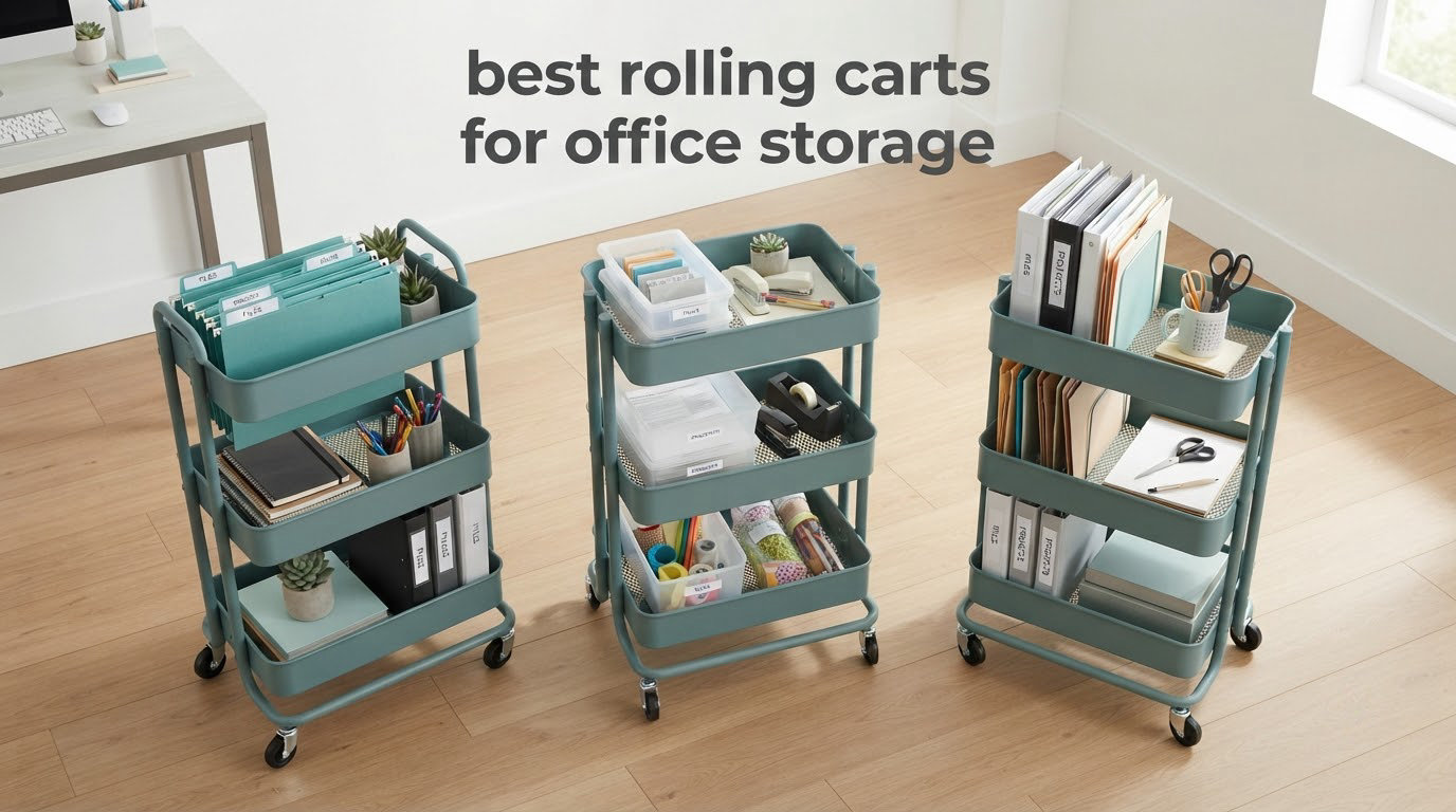 best rolling carts for office storage
