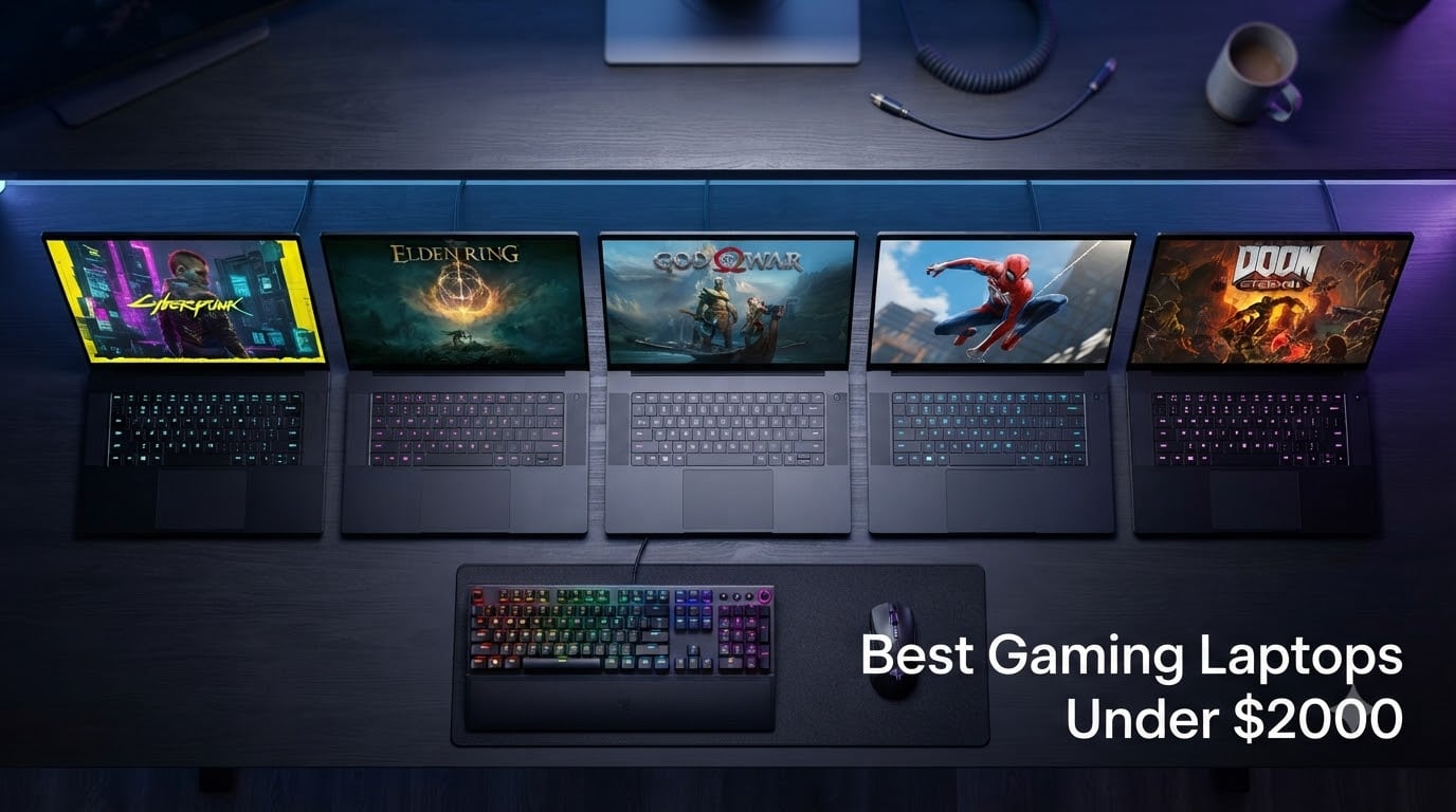 Best Gaming Laptops Under $2000