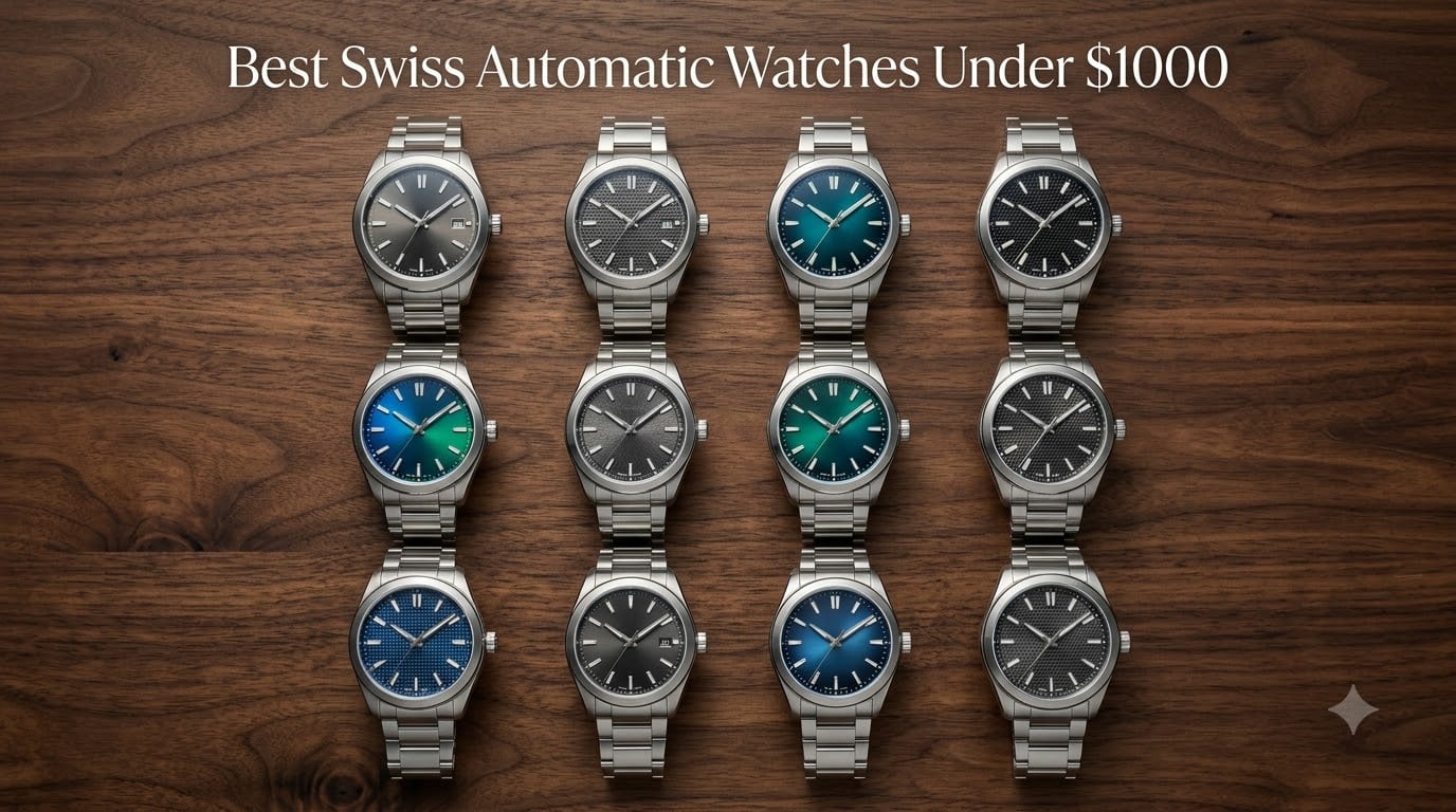 Best Swiss Automatic Watches Under $1000