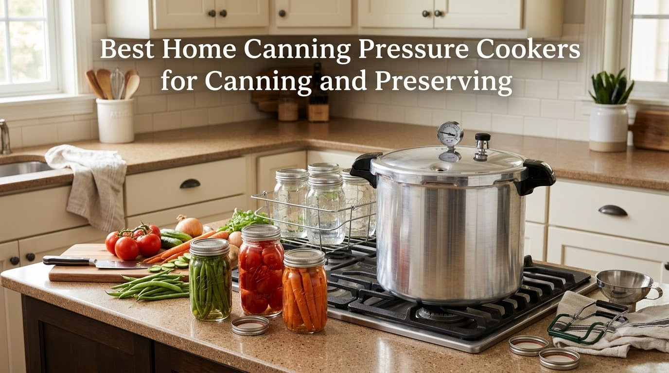 Best Home Canning Pressure Cookers for Canning and Preserving