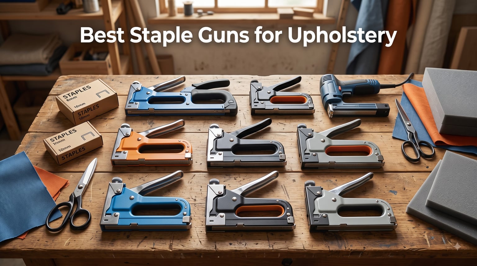 Best Staple Guns for Upholstery