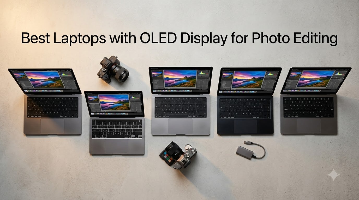 Best Laptops with OLED Display for Photo Editing