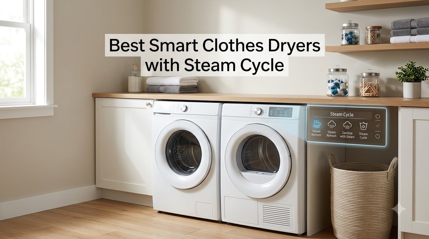 Best Smart Clothes Dryers with Steam Cycle