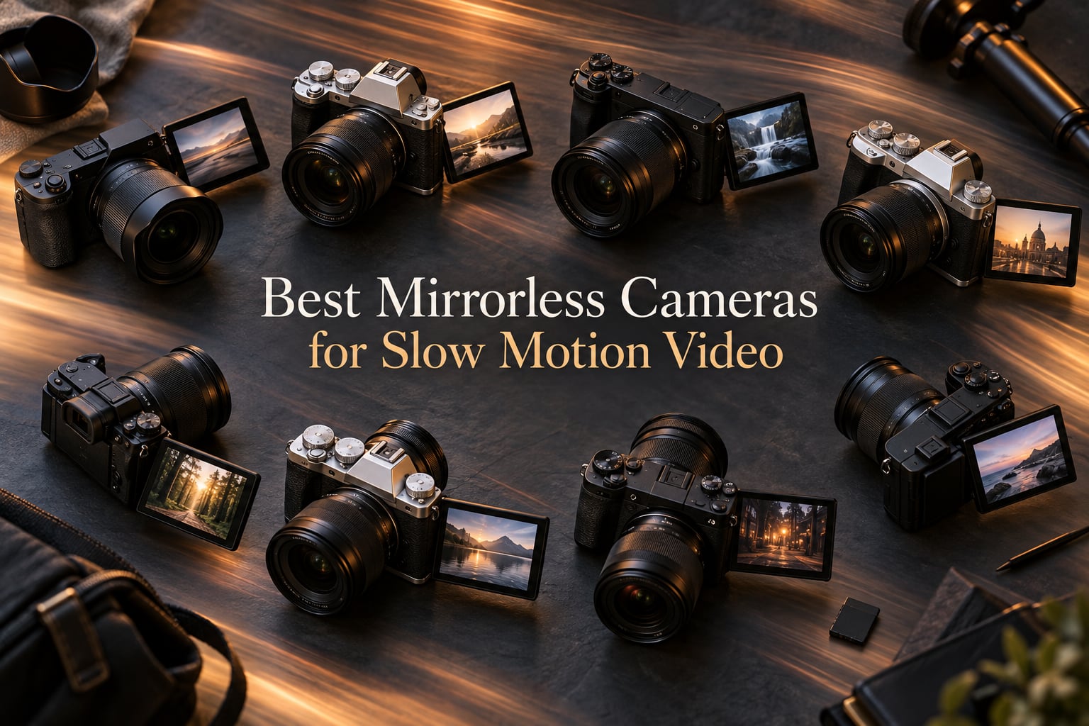 Best Mirrorless Cameras for Slow Motion Video