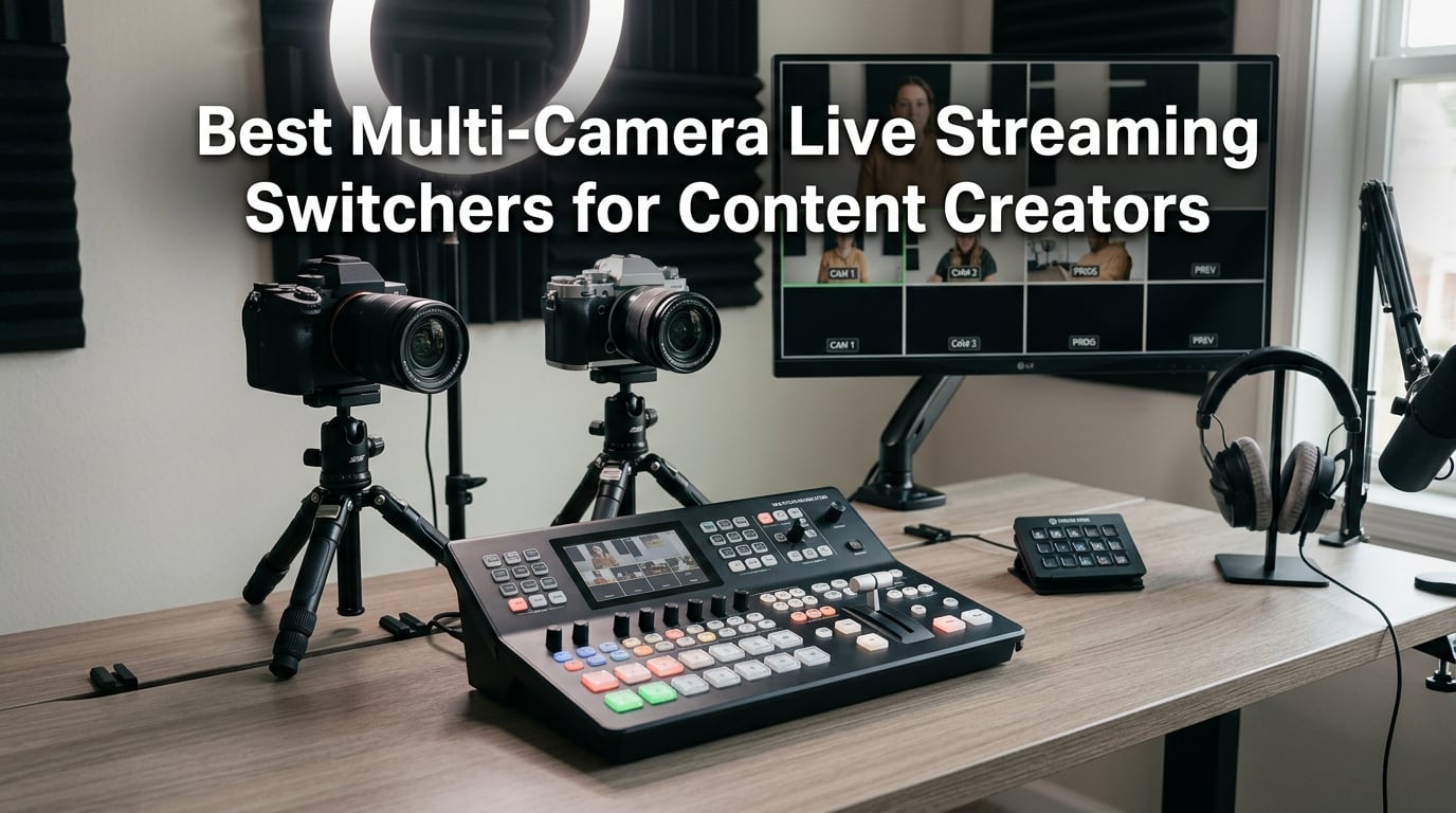 Best Multi-Camera Live Streaming Switchers for Content Creators