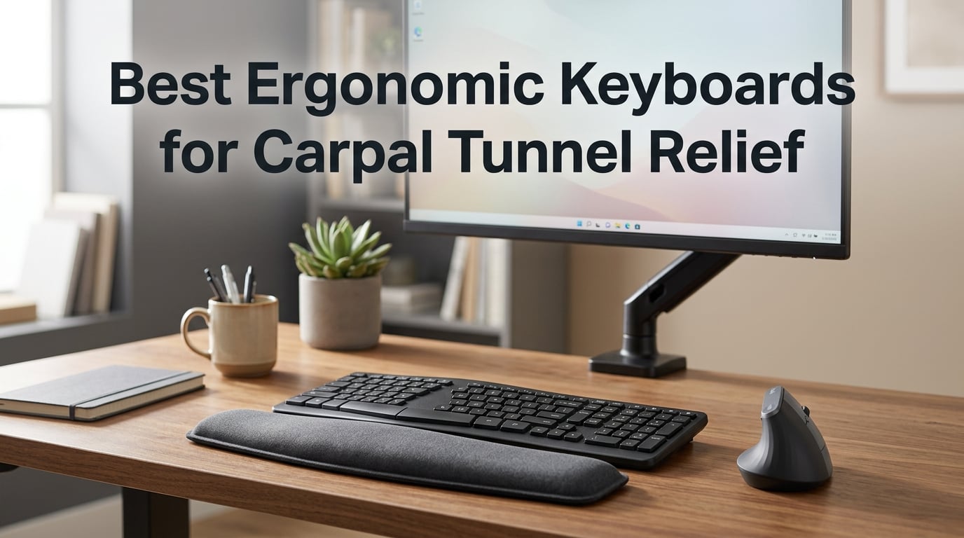 Best Ergonomic Keyboards for Carpal Tunnel Relief