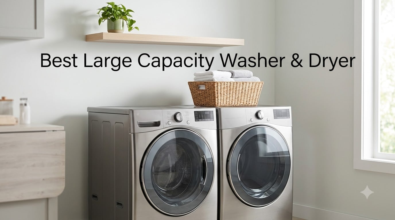 Best Large Capacity Washer & Dryer