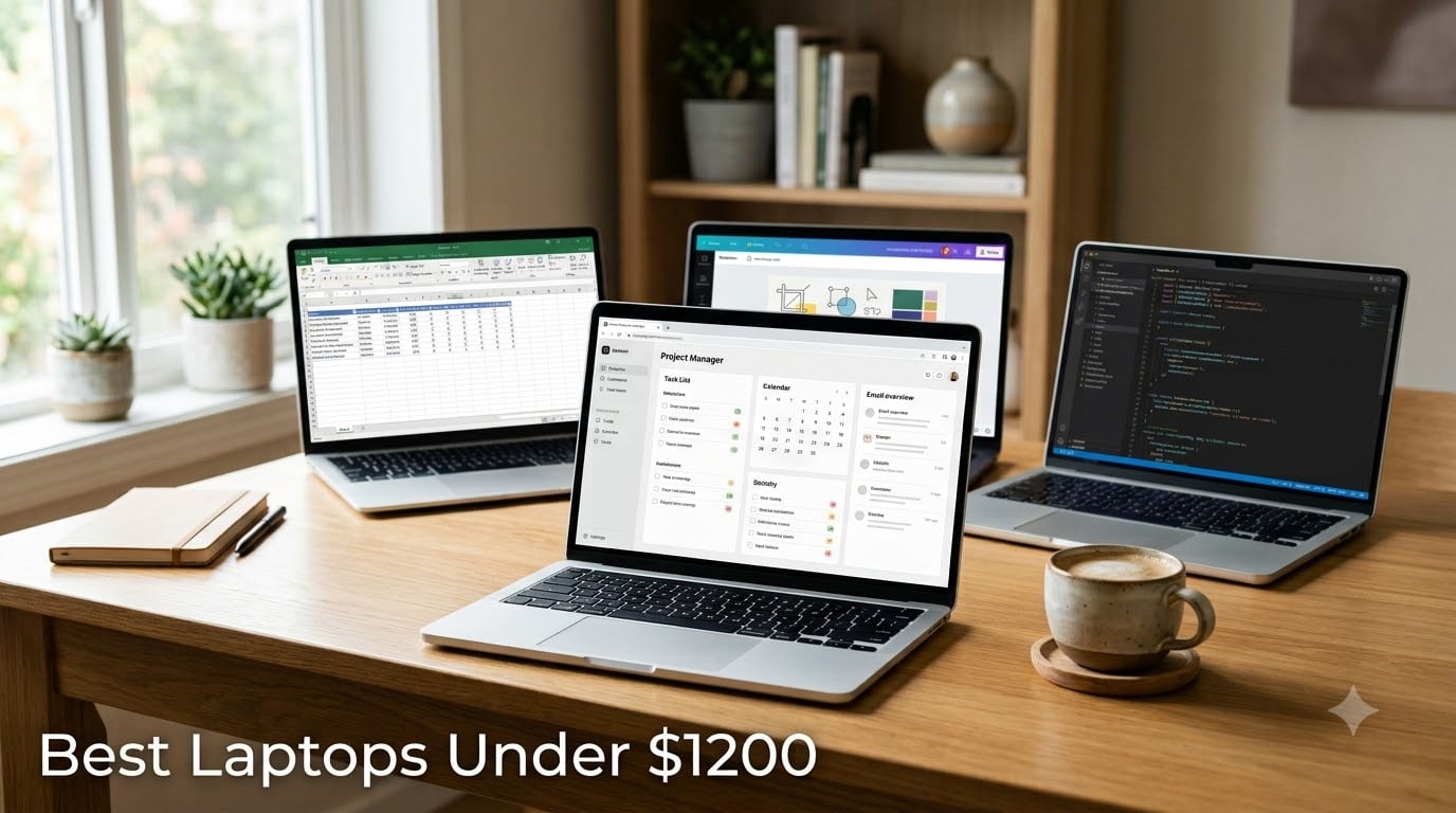 Best Laptops Under $1200