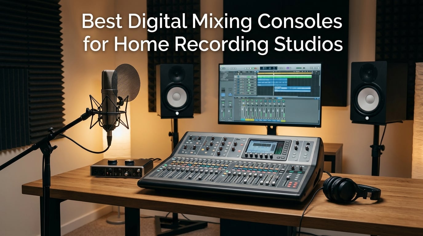 Best Digital Mixing Consoles for Home Recording Studios