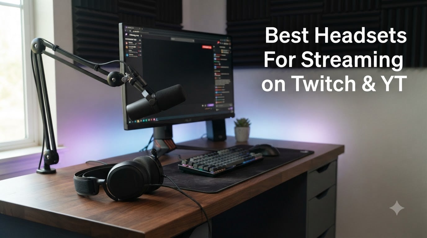 Best Headsets For Streaming on Twitch & YT