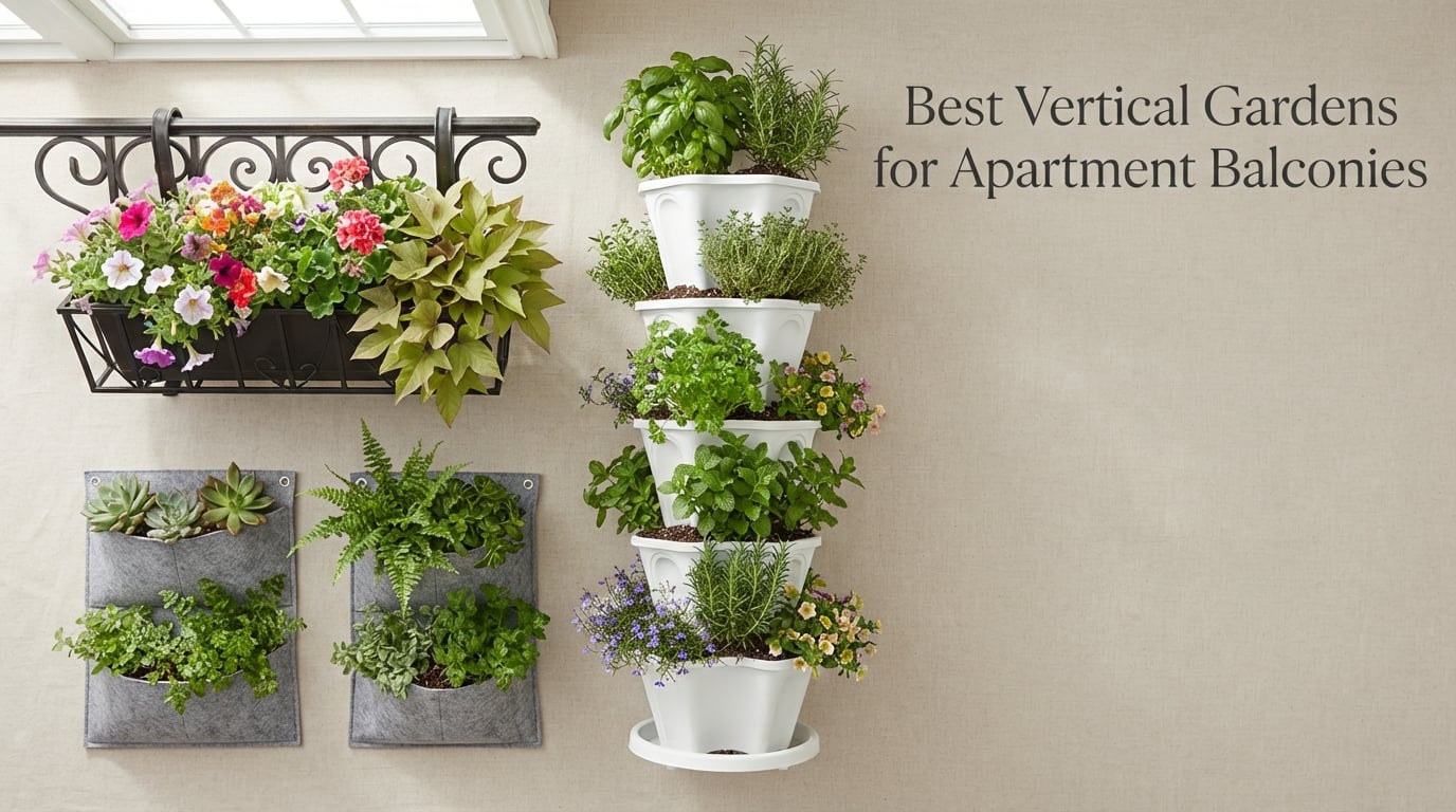 Best Vertical Gardens for Apartment Balconies