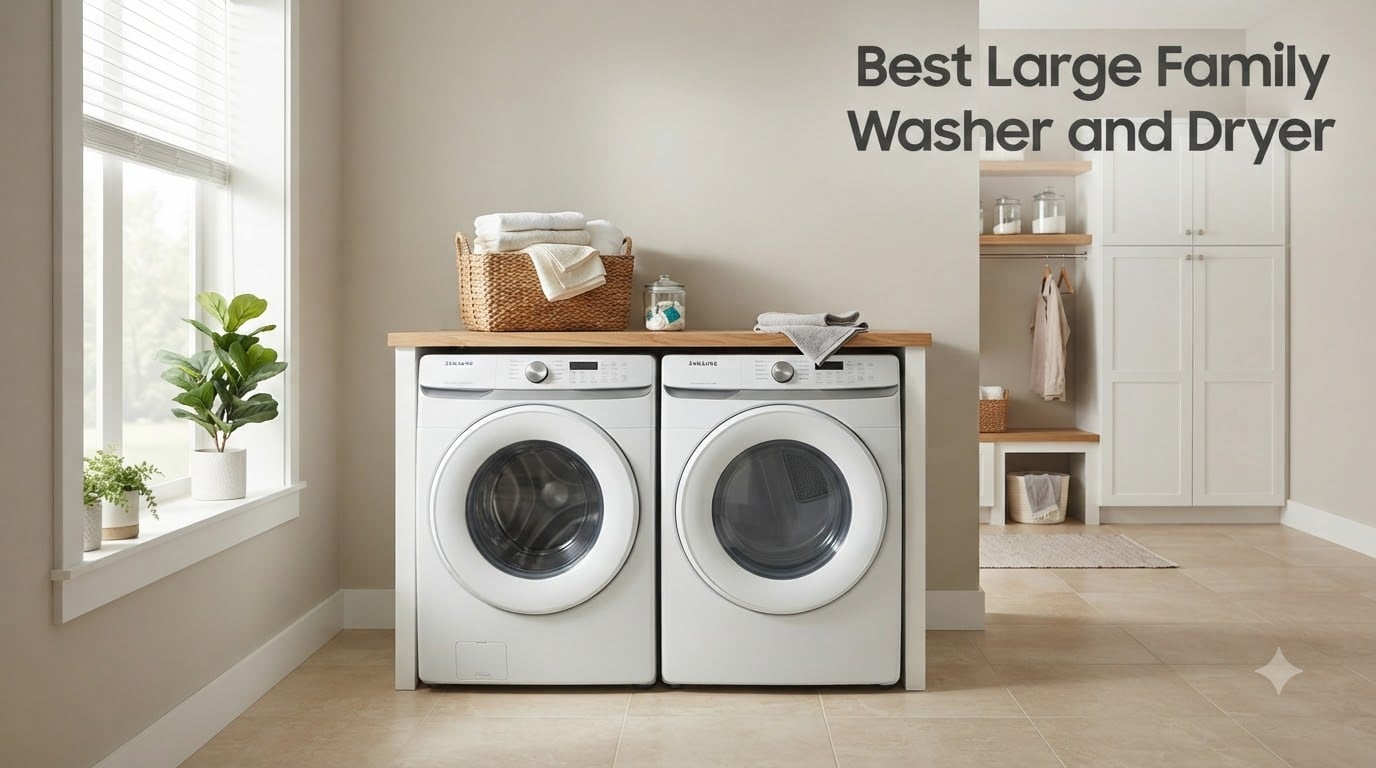 Best Large Family Washer and Dryer