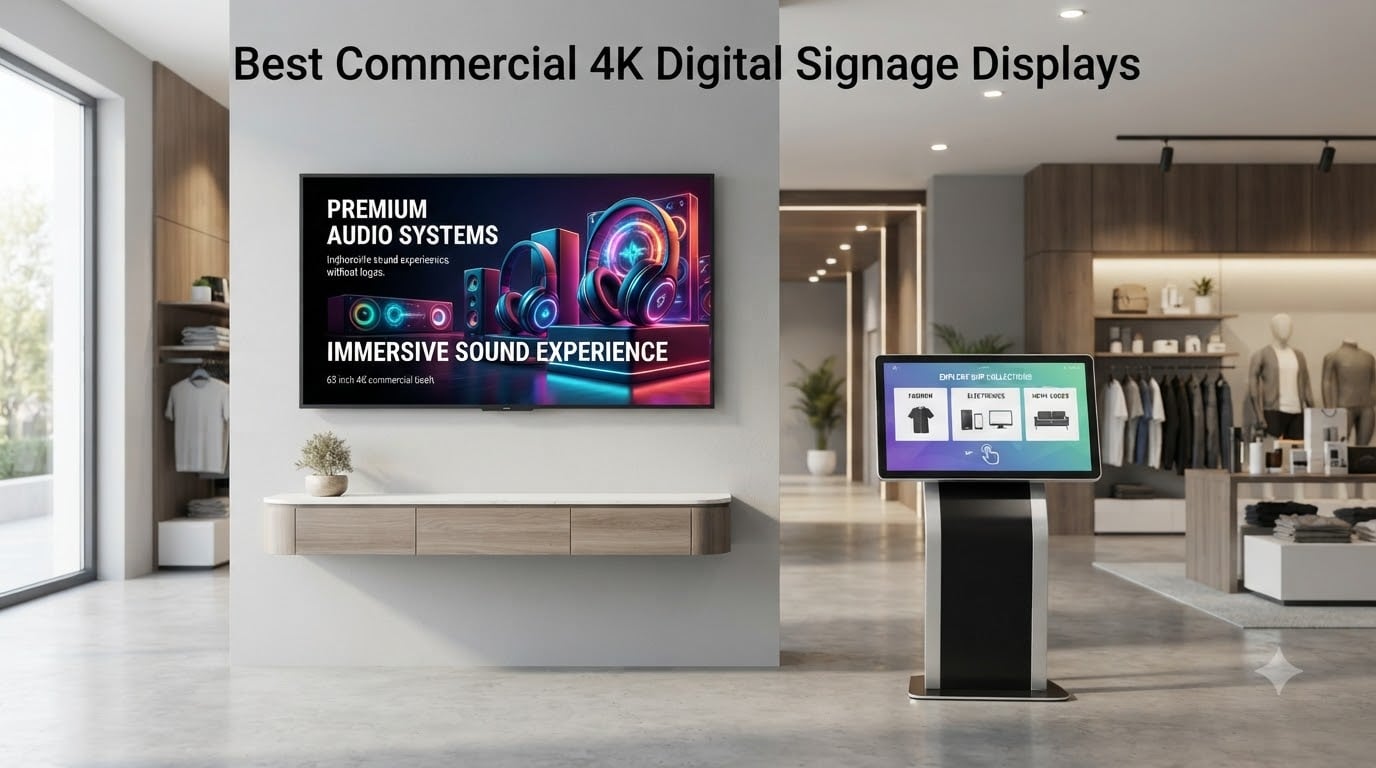 Best Commercial 4K Digital Signage Displays