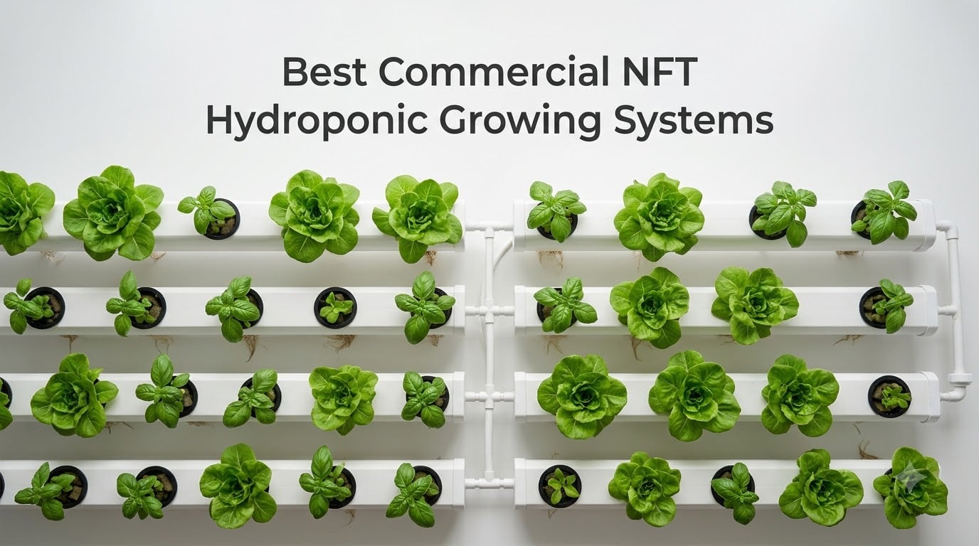 Best Commercial NFT Hydroponic Growing Systems