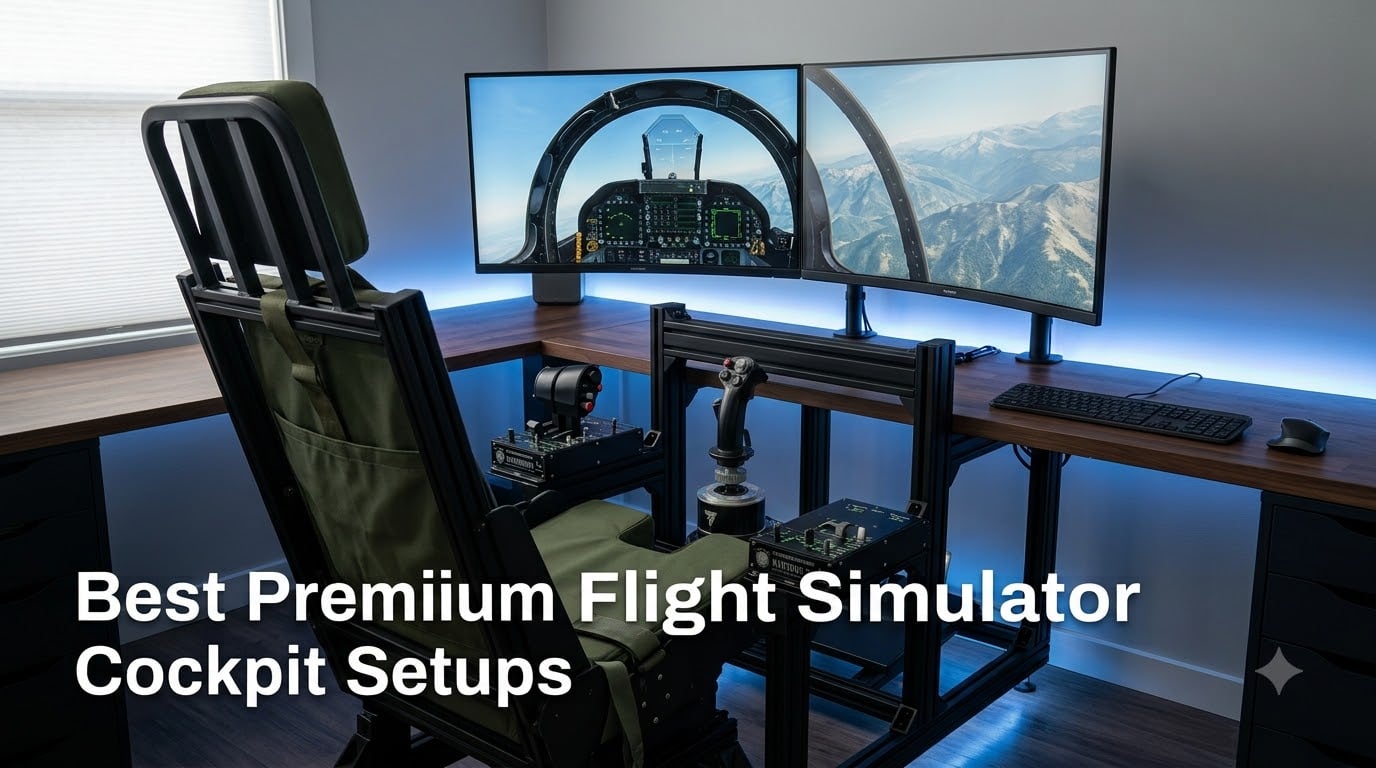 Best Premium Flight Simulator Cockpit Setups