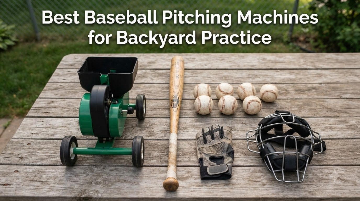 Best Baseball Pitching Machines for Backyard Practice