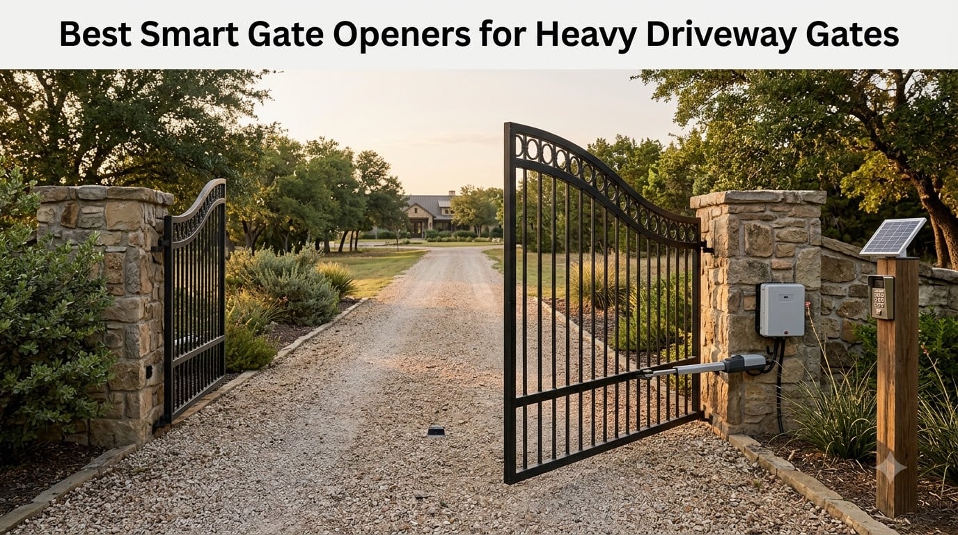 Best Smart Gate Openers for Heavy Driveway Gates