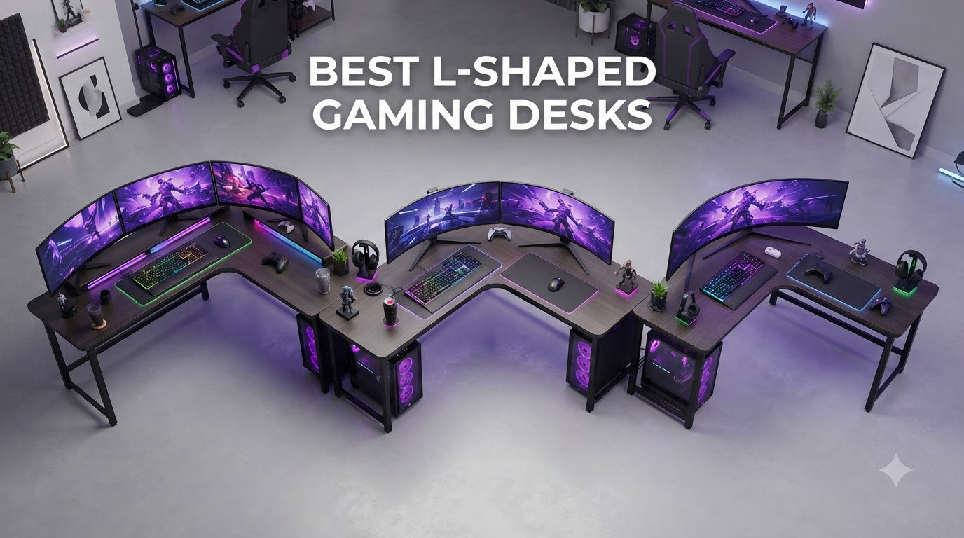 Best L-Shaped Gaming Desks
