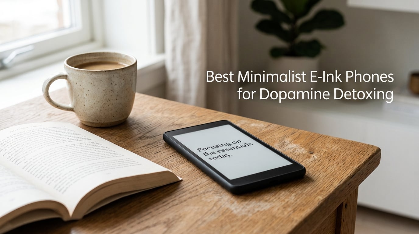 Best Minimalist E-Ink Phones for Dopamine Detoxing