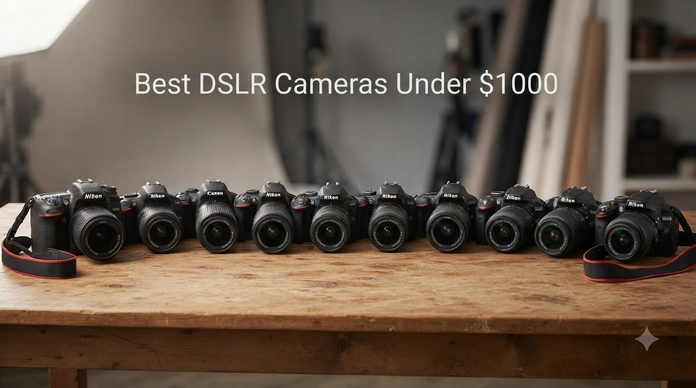 Best DSLR Cameras Under $1000