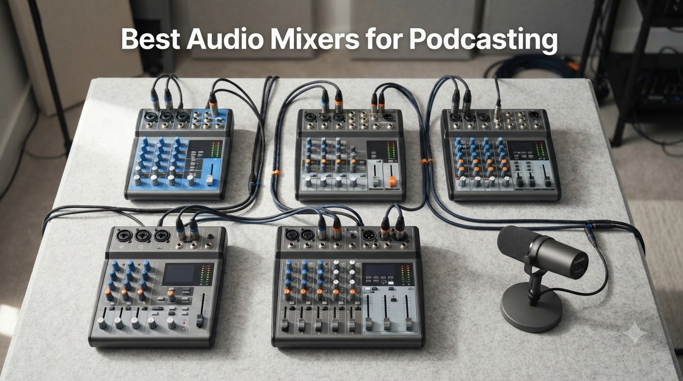 Best Audio Mixers for Podcasting