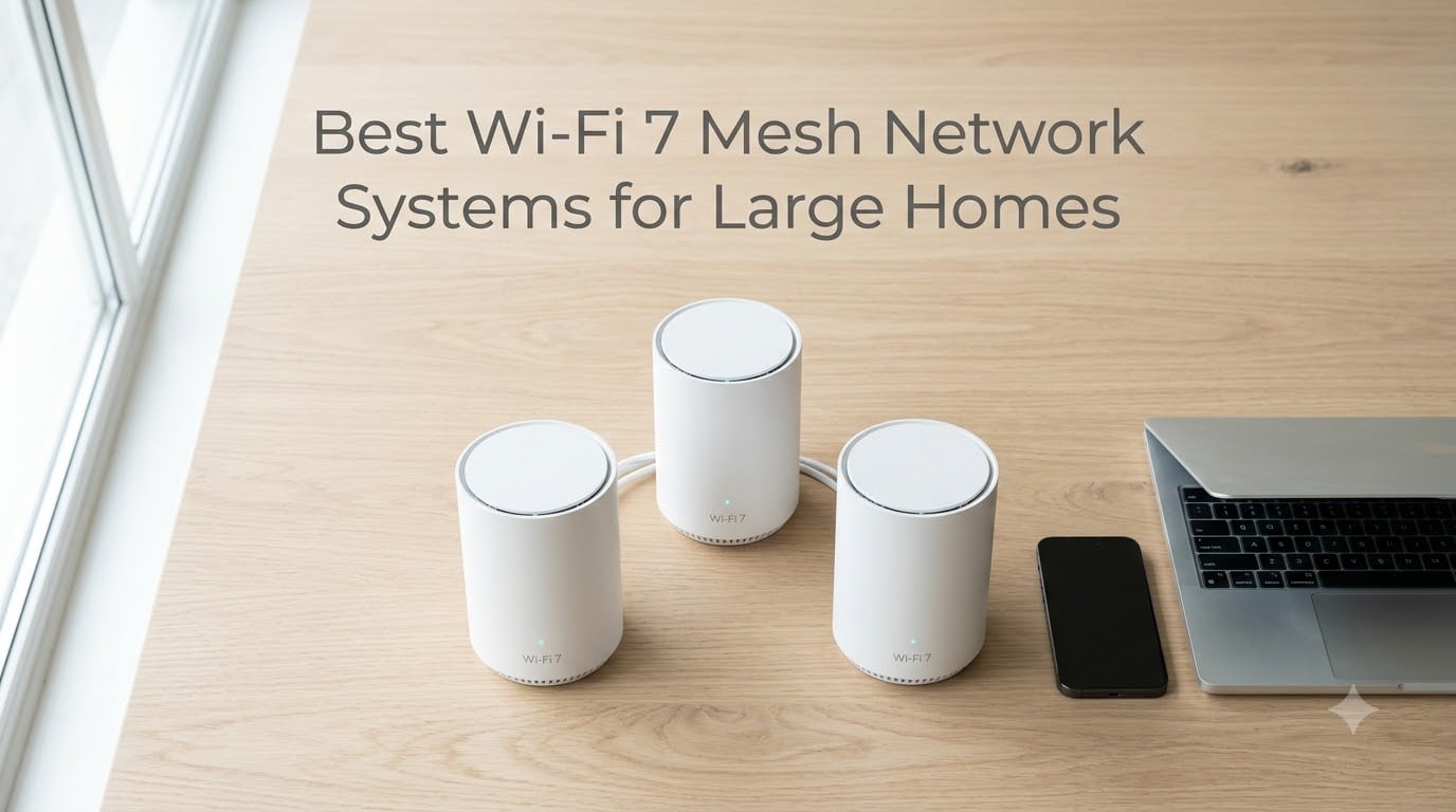 Best Wi-Fi 7 Mesh Network Systems for Large Homes