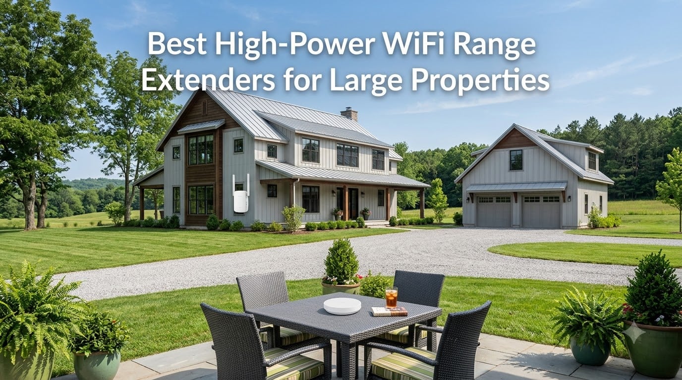Best High-Power WiFi Range Extenders for Large Properties