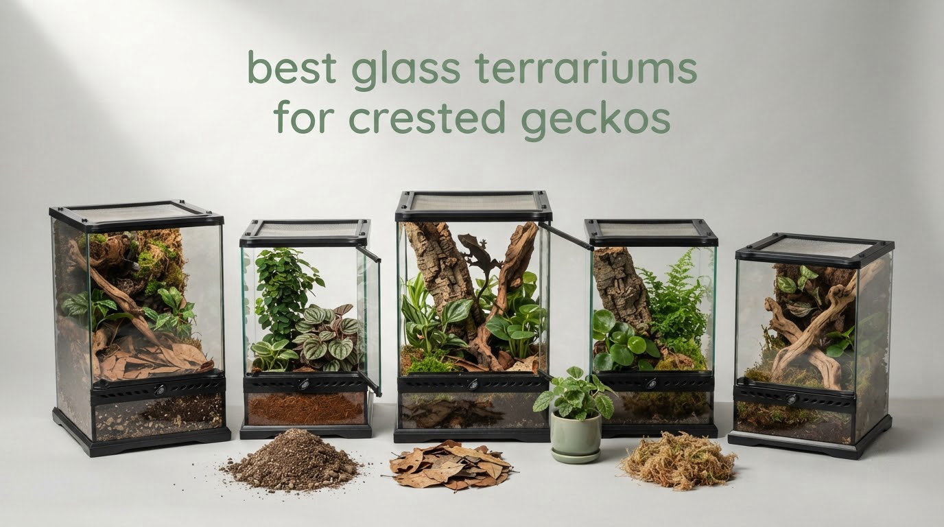 best glass terrariums for crested geckos