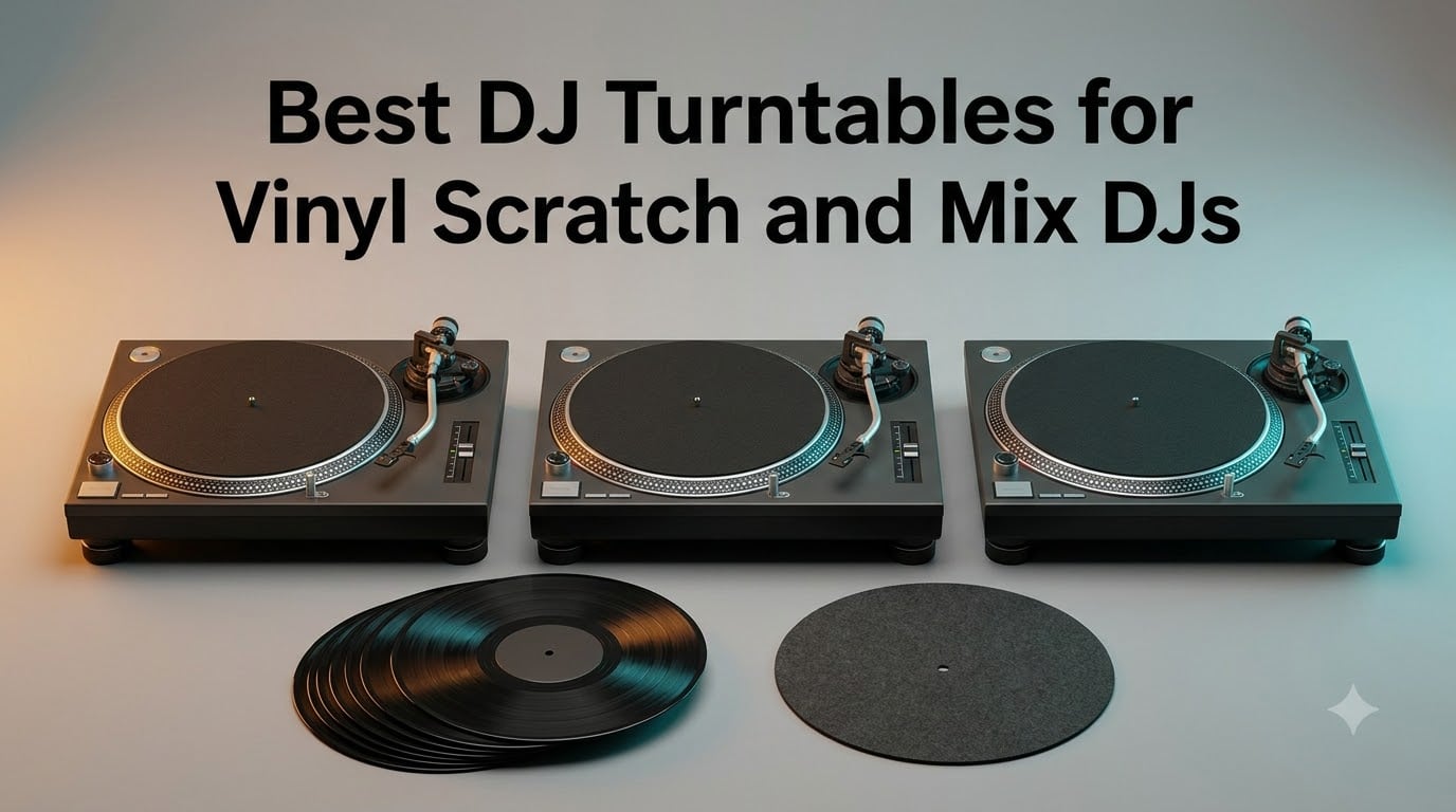 Best DJ Turntables for Vinyl Scratch and Mix DJs