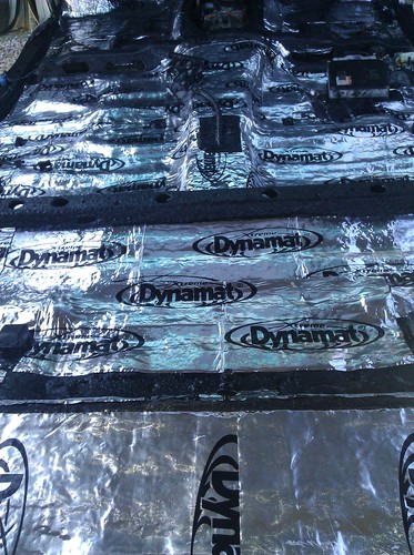 Dynamat Xtreme Sound Deadening Car Insulation Bulk Pack 10455 – Noise Dampening for Floor, Doors, Panels, Hood or Trunk – Easy Self Adhesive Install – Made in USA – 9 Sheets 18”x32”, 36 sq ft total customer photo 1