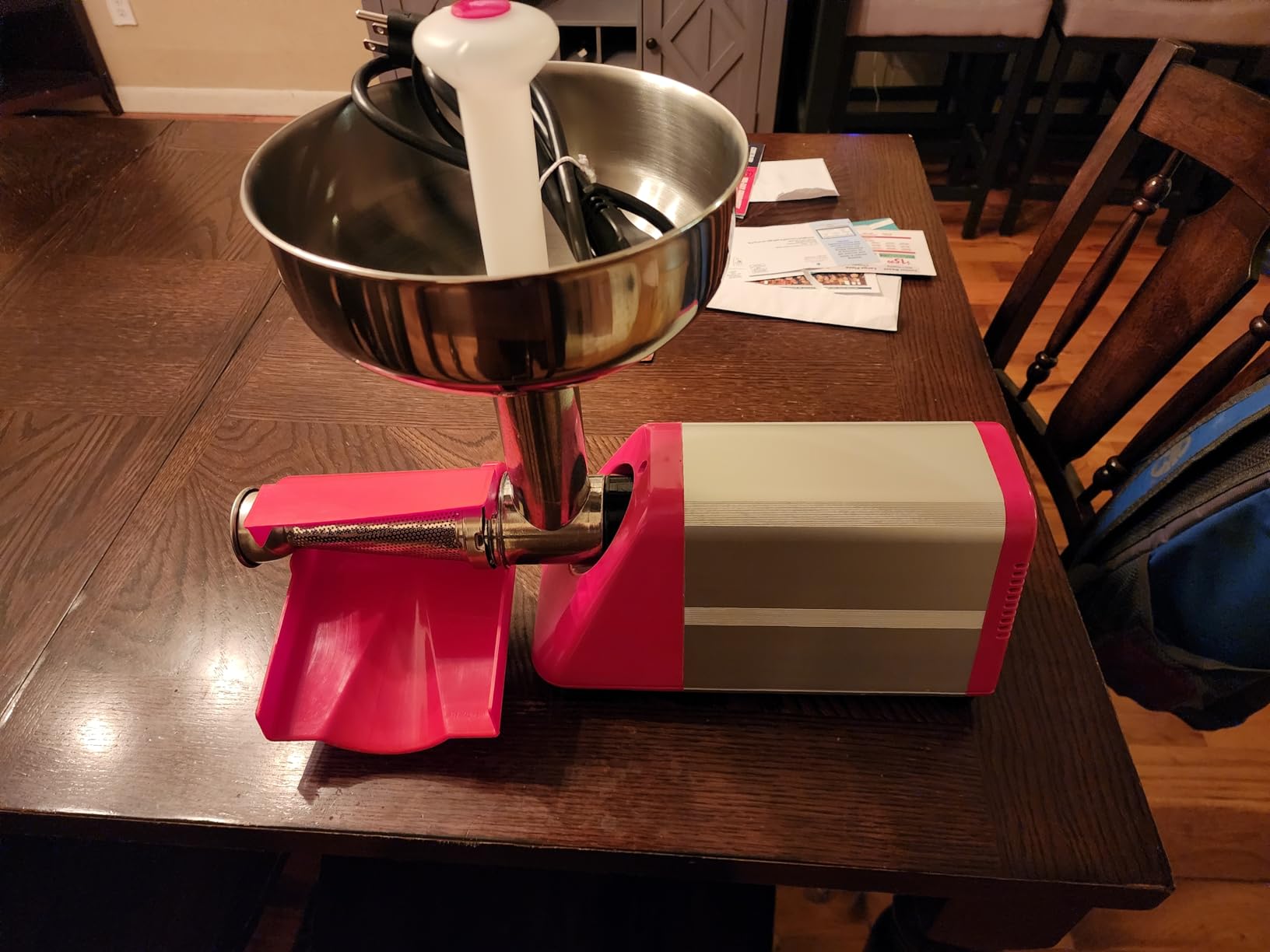 OMRA Spremy Electric Tomato Strainer 1/4 HP Model 850 customer photo 2